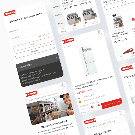 Image for Internationaler Relaunch der Franke B2B E-Commerce-Plattform