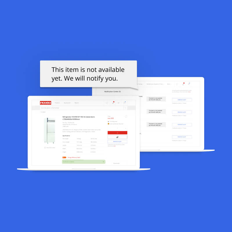 Entwicklung UX-Konzept für E-Commerce Notification Center