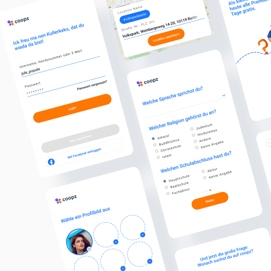 Image for Innovative Onboarding UX für Mobile Dating App