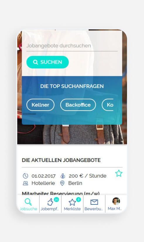 Studicash - Mobile Navigation